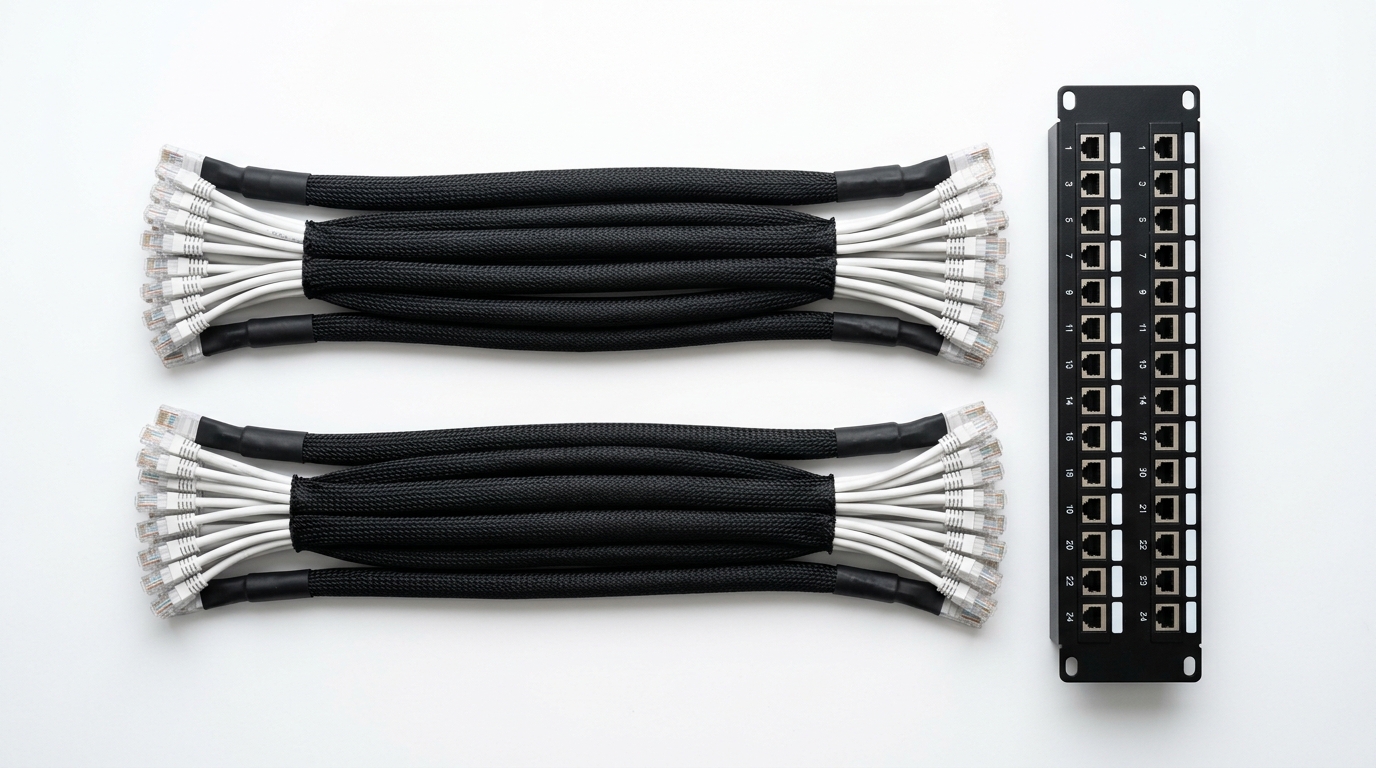 1/10G Copper 24-Port Switch-to-Panel Kit